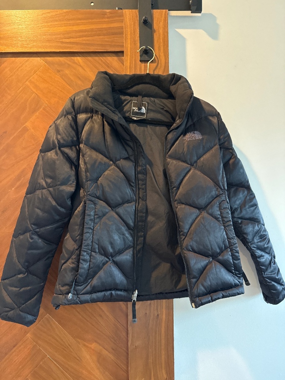 Black North Face Down Jacket 550 Fill Small